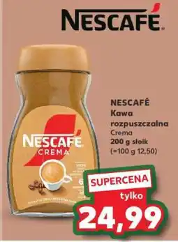 Kaufland NESCAFÉ Kawa rozpuszczalna Crema 200 g słoik oferta