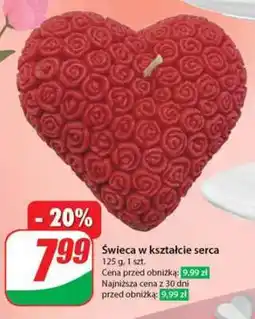 Dino Świeca w kształcie serca oferta