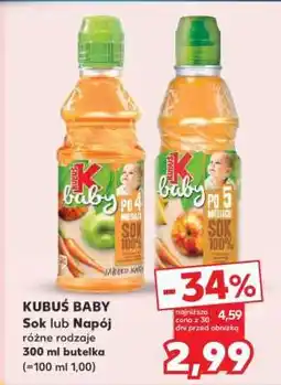 Kaufland KUBUŚ BABY Sok lub Napój oferta