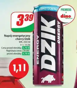 Dino Napój energetyczny cherry Dzik oferta