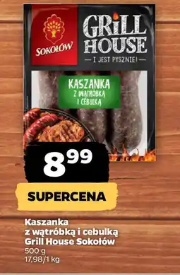 Netto Kaszanka z wątróbką i cebulką Grill House Sokołów oferta