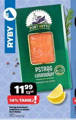 Netto Pstrąg łososiowy wędzony na zimno Port Netto oferta