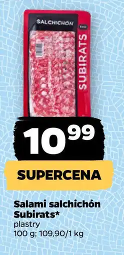 Netto Salami salchichón Subirats oferta