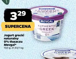 Netto Jogurt grecki naturalny 0% tłuszczu Mevgal oferta