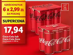 Lidl Napój Coca-Cola Zero oferta
