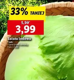 Lidl Sałata lodowa oferta