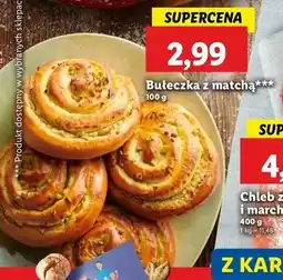 Lidl Bułeczka z matchą oferta