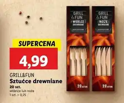 Lidl Noże biodegradowalne Grill And Fun oferta