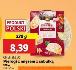 Lidl Pierogi z mięsem i smażoną cebulką Chef Select oferta