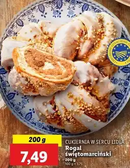 Lidl Rogal świętomarciński Cukiernia Lidla oferta