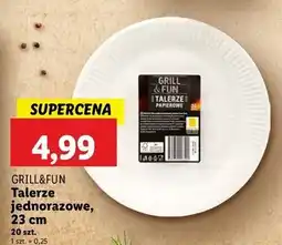 Lidl Talerze papierowe Grill And Fun oferta