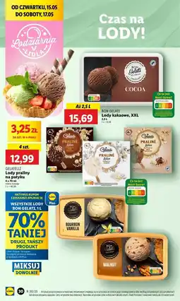 Lidl Lody orzechowe Bon Gelati oferta