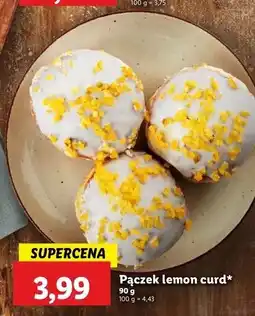 Lidl Pączek lemon curd Cukiernia Lidla oferta