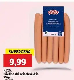 Lidl Kiełbaski wiedeńskie Pikok oferta