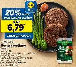 Lidl Burger roślinny Vemondo oferta
