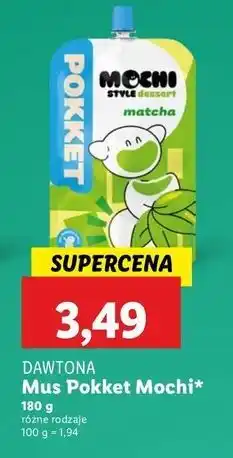 Lidl Mus mochi matcha Dawtona oferta