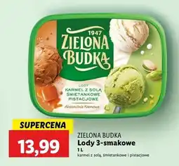 Lidl Lody karmel z solą, śmietankowe, pistacjowe Zielona Budka oferta
