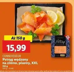 Lidl Pstrąg wędzony na zimno w plastrach Connoisseur oferta