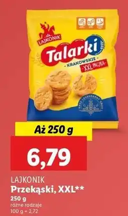 Lidl Krakersy Lajkonik Krakowskie Talarki oferta