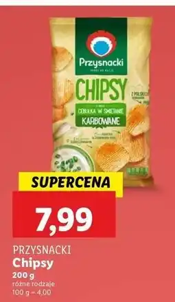 Lidl Chipsy cebulka dymka Przysnacki oferta