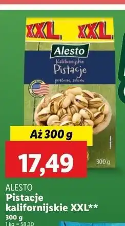 Lidl Pistacje Alesto oferta