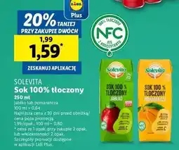 Lidl Sok 100% tłoczony z pomarańczy Solevita oferta