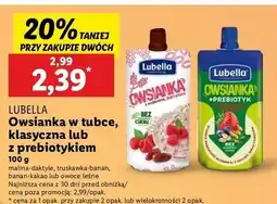 Lidl Owsianka z bananami i truskawkami Lubella oferta