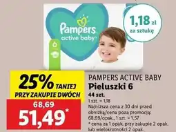 Lidl Pieluszki dla dzieci 6 Pampers Active Baby oferta