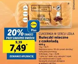 Lidl Bułeczki z mleczną czekoladą Cukiernia Lidla oferta