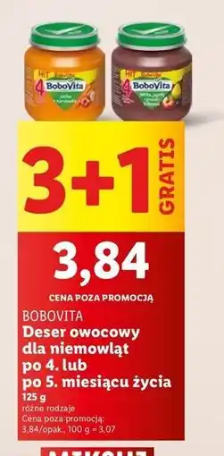Lidl Banany jabłka i owoce jagodowe Bobovita oferta