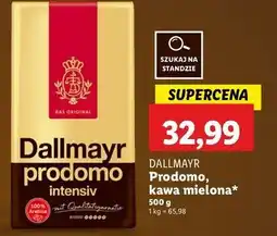 Lidl Kawa intensiv Dallmayr Prodomo oferta