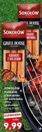 Kaufland Kiełbaski z karkówką Sokołów Grill House oferta