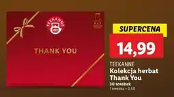 Lidl Zestaw herbat thank you Teekanne oferta