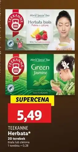Lidl Herbata green & jasmine Teekanne World Special Teas oferta