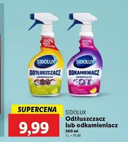 Lidl Spray odkamieniacz Sidolux oferta