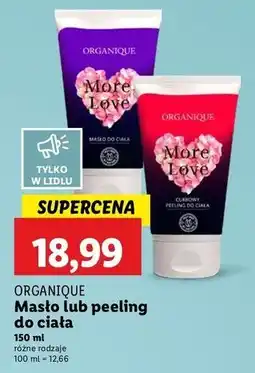 Lidl Peeling do ciała more love Organique oferta