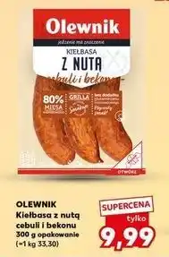 Kaufland Kiełbasa z nutą cebuli i bekonu Olewnik oferta