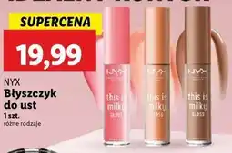Lidl Błyszczyk do ust milk'n hunny Nyx This Is Milky Gloss oferta