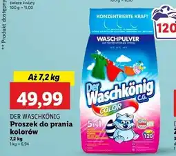 Lidl Proszek do prania color Der Waschkonig oferta