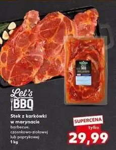 Kaufland Stek z karkówki w marynacie paprykowej K-Classic Let's Bbq oferta