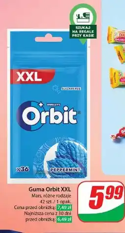 Dino Guma do żucia peppermint saszetka Orbit Xxl oferta