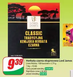 Dino Herbata black tea classic Lord James oferta