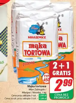 Dino Mąka tortowa pszenna typ 450 Młyn Kraszewice oferta