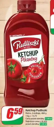 Dino Ketchup pikantny Pudliszki oferta