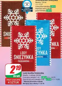 Dino Lody śnieżynka śmietankowe Śnieżynka oferta
