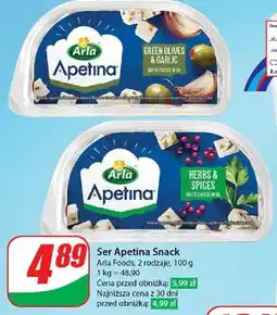 Dino Ser feta z ziołami i przyprawami Arla Apetina oferta