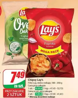 Dino Chipsy jogurt z ziołami ogrodowymi Lay's Oven Baked (Prosto Z Pieca) oferta