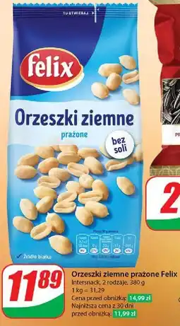 Dino Orzeszki ziemne prażone bez soli Felix oferta