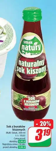 Dino Sok naturalny 100 % z buraków kiszonych Smak Natury oferta