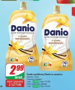 Dino Serek wanilia saszetka Danone Danio oferta